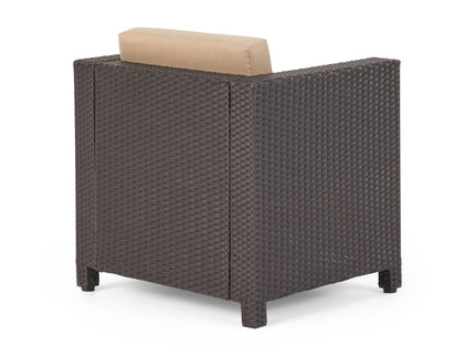 Stylish Outdoor Club Chair With Weather Resistant Cushions