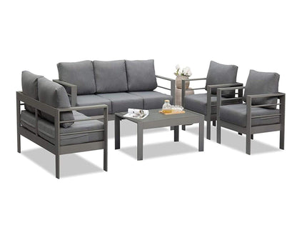 All-Weather Patio Sofa With Cushions, 3 Seat Outdoor Couch