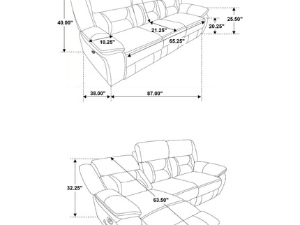 Brazelton - Pillow Top Arm Motion Living Room Set