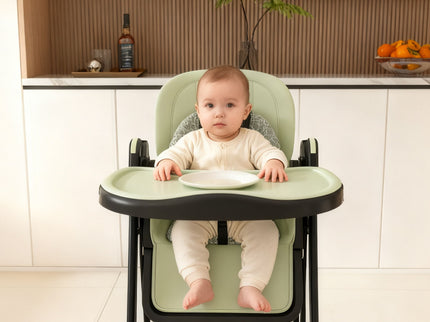 Convertible Baby High Chair To Rocker With 5 Point Harness