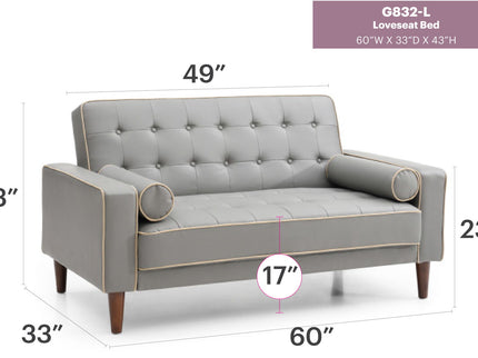 Contemporary Loveseat For Two