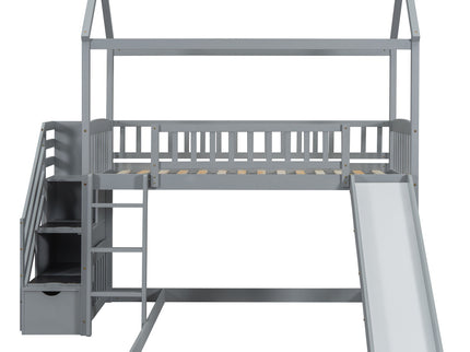 House Bunk Bed With Slide