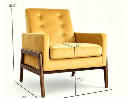 Cole - Solid Wood Lounge Chair