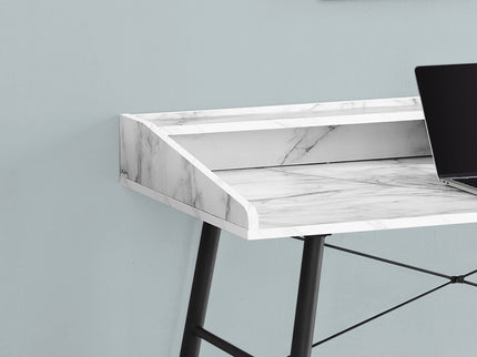 Computer Desk For Home Office, Laptop Storage Shelves, Contemporary & Modern