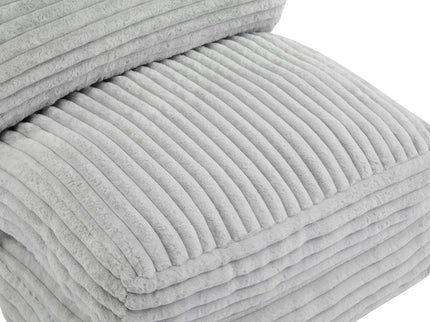 Latina - Indoor Foldbable Bean Bag Lounge Chair - Light Gray