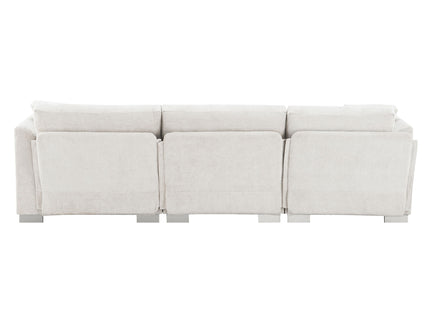 Modern Cloud Sectional Sofa L Shaped Luxury Couch Set With 2 Free Pillows 4 Seat With Oversized Chaise
