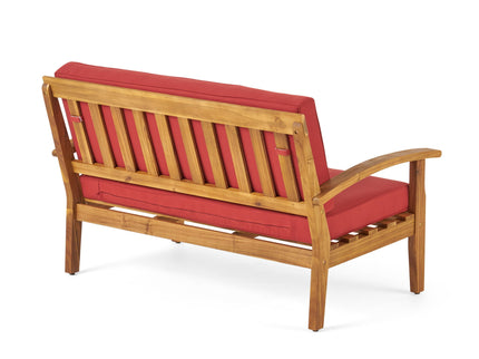 Outdoor Chat Set With Coffee Table And Loveseat