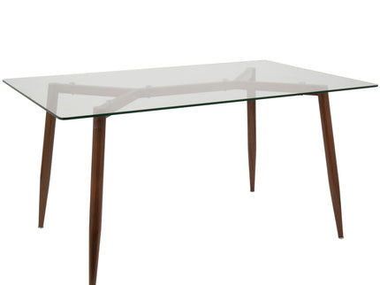 Clara Pebble - 5 Piece Mid-Century Modern Dining Set