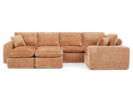 Sectional Sofa With Moveable Ottoman
