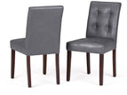 Dark Gray / Faux Leather