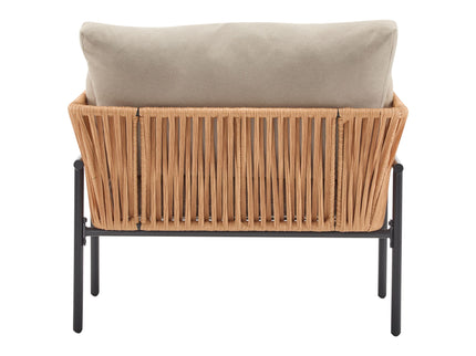 Rope Lounge Chair With Cushions For Modern Spaces