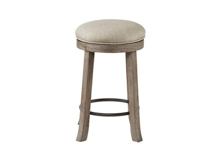 Swivel Counter Stool - Cream / Reclaimed Gray