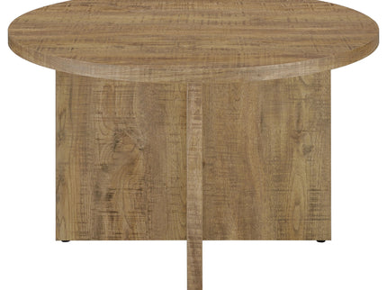 Larrabee - Round Dining Table - Mango Color
