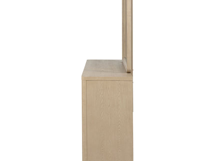Mirador - 6 Drawer Dresser And Mirror Set - Light Oak