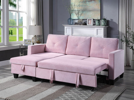 Nova - Reversible Sleeper Sectional Sofa With Storage Chaise