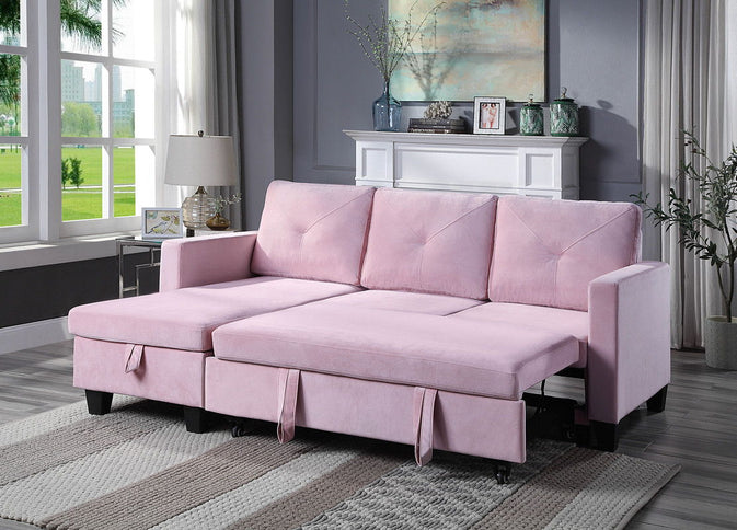 Nova - Reversible Sleeper Sectional Sofa With Storage Chaise