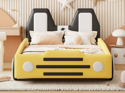 High Quality Race Car Shaped Platform Bed & Wheels