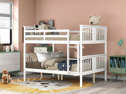 Bunk Bed With Ladder For Bedroom