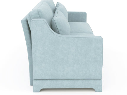Elegant Sofa With Ergonomic Design And Lumbar Pillows