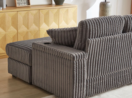 3 Seater Sofa With 2 Ottomans For Living Room