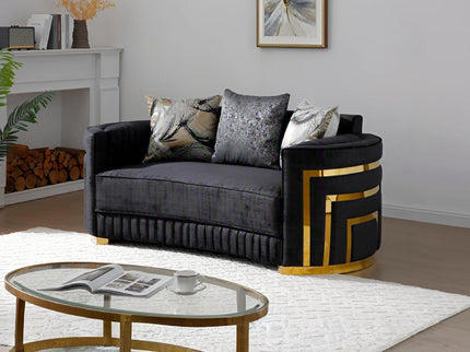 Soledad - Loveseat - Black