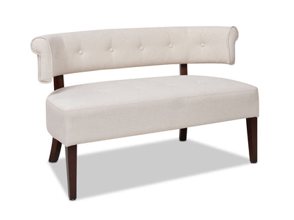 Jared - Versatile Roll Arm Tufted Bench Settee