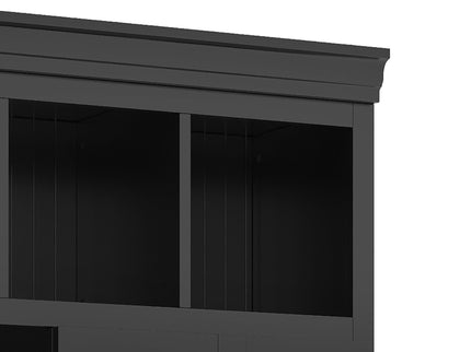 Hall Tree & Bench And 5 Storage Cubbies