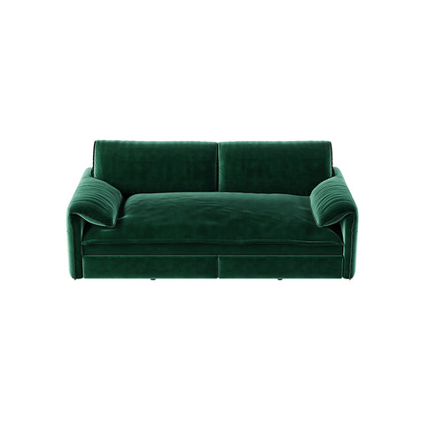 Queen Pull Out 3 In 1 Convertible Sleeper Sofa With Side Storage