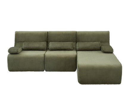 Oversized Sectional Sofa, Living Room Seating With Modular Design