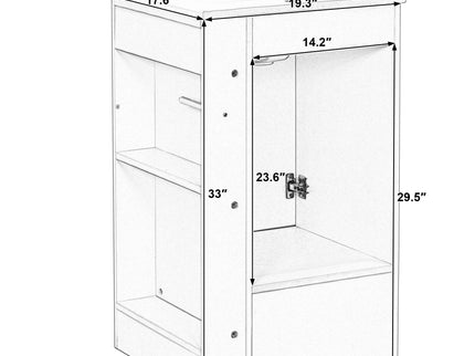 Modern Freestanding Bathroom Vanity With Sink, Soft-Close Drawer, Towel Bar