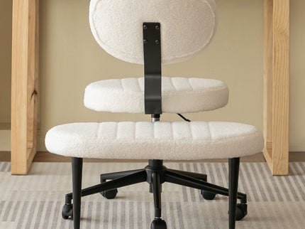 Ergonomic Cross Legged Office Chair With Back Support