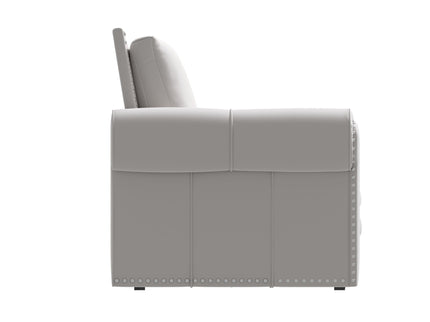 Pull Out Sofa Bed 3 In 1 Convertible Sleeper Sofa With Nailhead Trim & Rolled Arm, Multi Functional