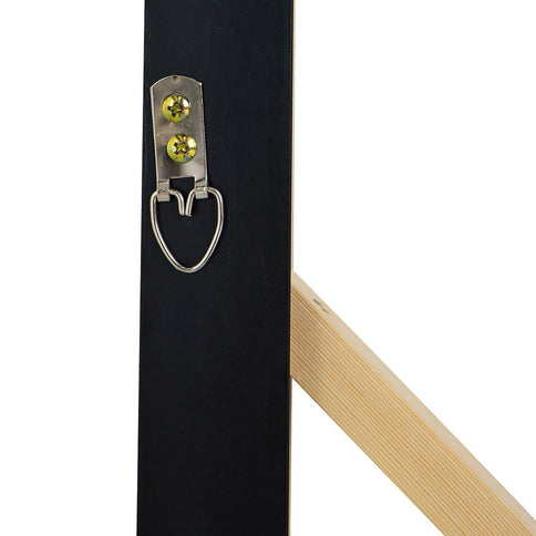 Large Modern Flower Oil Painting, SquareFrame Wall Art - Blue / Gray