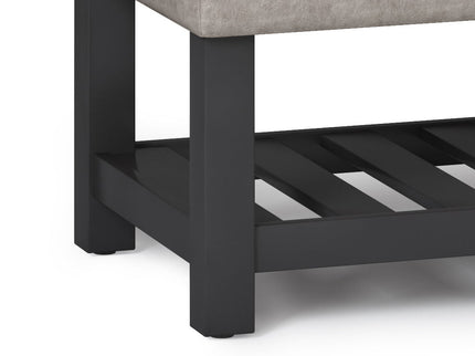 Cosmopolitan - Storage Ottoman Bench With Open Bottom