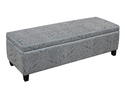 Indoor Storage Ottoman Bench With Hidden Storage - Pattern