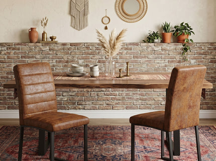 Oversized Square Design Dining Chairs For Home