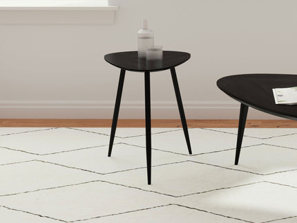 Xander - Triangular Table With Rounded Edges