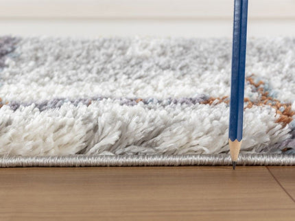 Loft Shag - 7'10" X 9'10" Shaggy Area Rug - Multi