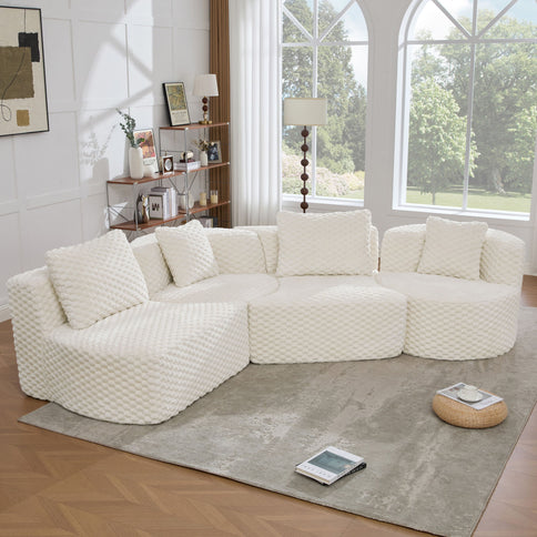 Modular Sectional Sofa With Free Combination Design