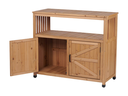 Patio Bar Table Set With Storage