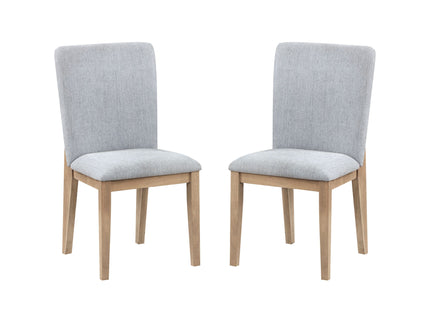 Caspian - And Oak Finish Dining Chair (Set of 2) - Gray