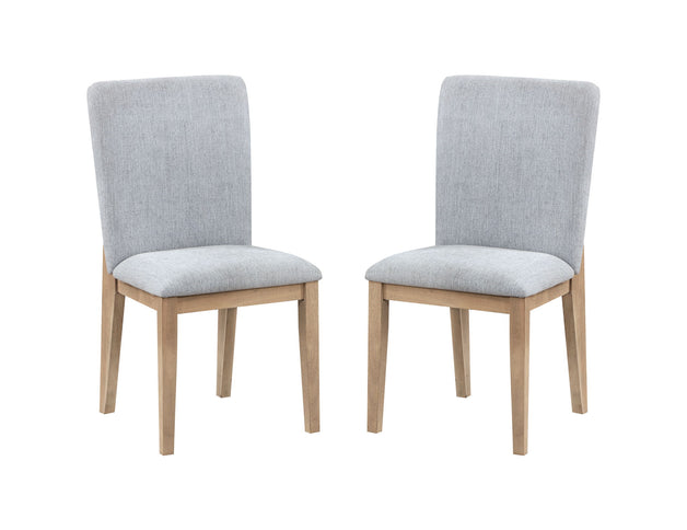 Caspian - And Oak Finish Dining Chair (Set of 2) - Gray