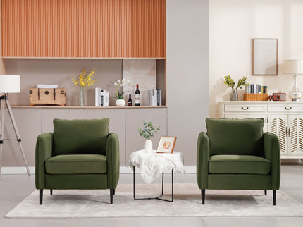 Accent Chair With Pillow For Living Room