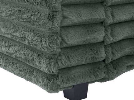 Oversized Double Chaise Lounge Sofa Bed With USB Ports And Cup Holders