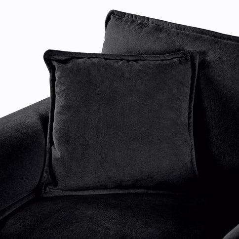 Modern Upholstered Loveseat And Armchair Set With Pillows