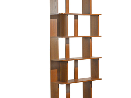 Modern 5 Tier Open Storage Bookcase