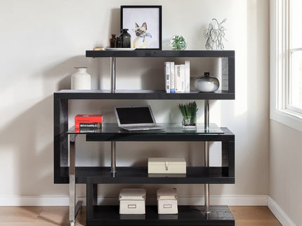 Buck II - Writing Desk With Bookshelf