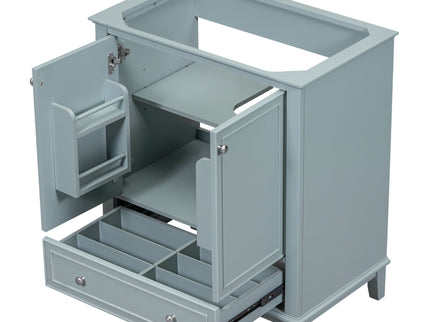 Modern Bathroom Vanity Base Only With Doors And Drawer
