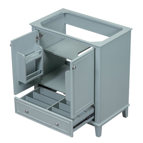 Modern Bathroom Vanity Base Only With Doors And Drawer