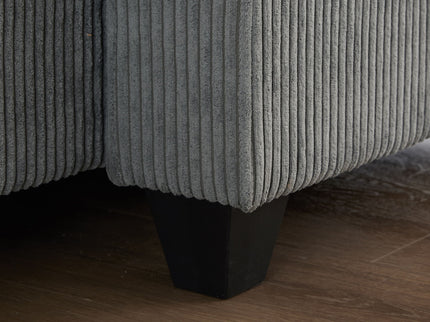 Convertible Chaise Lounge Sofa Chair With USB Ports, Cup Holders, Phone Holder And Storage